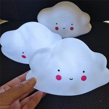 Load image into Gallery viewer, Luminous Toys Cloud Shape LED Lamp Night Light Bedroom Decor
