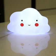 Load image into Gallery viewer, Luminous Toys Cloud Shape LED Lamp Night Light Bedroom Decor
