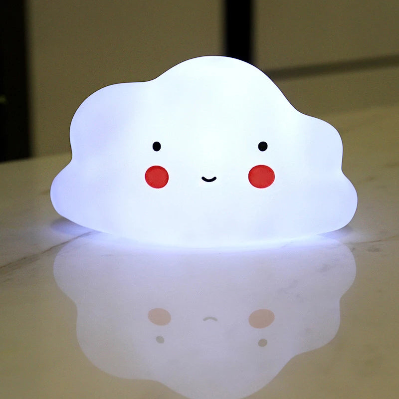 Luminous Toys Cloud Shape LED Lamp Night Light Bedroom Decor