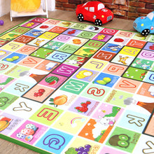 Load image into Gallery viewer, Alphabet Fruit Print Baby Play Crawling Mat
