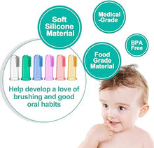 Load image into Gallery viewer, Infant Finger Toothbrush, Newborns Toddler Silicone Baby Tooth Brush
