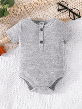 Load image into Gallery viewer, Baby Boy Half Button Bodysuit
