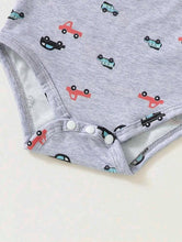 Load image into Gallery viewer, Cartoon &amp; Letter Graphic Bodysuit
