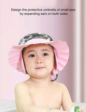 Load image into Gallery viewer, Baby Bath Cap, Child Waterproof Shampoo Cap With Ear Protection
