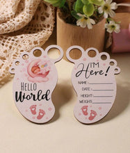 Load image into Gallery viewer, Baby 2pcs Slogan Graphic Stickers Photography Props
