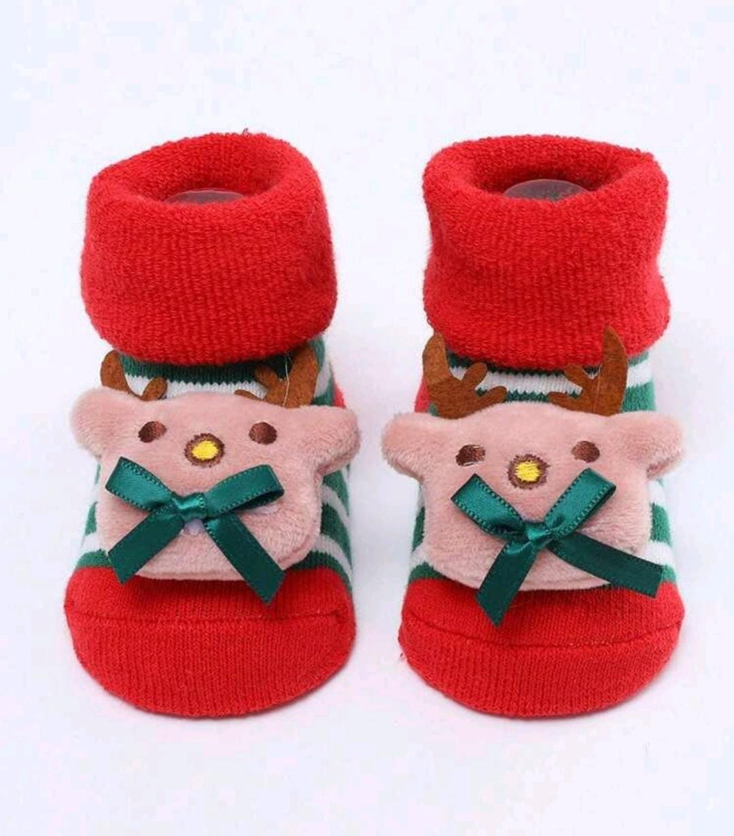 Newborn Baby Socks Thickened Anti-slip Christmas Socks