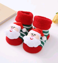 Load image into Gallery viewer, Newborn Baby Socks Thickened Anti-slip Christmas Socks
