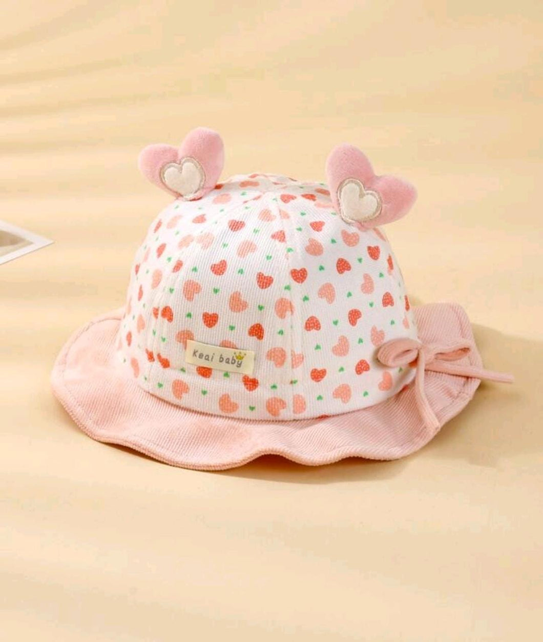 Cartoon Love Heart Bucket Hat