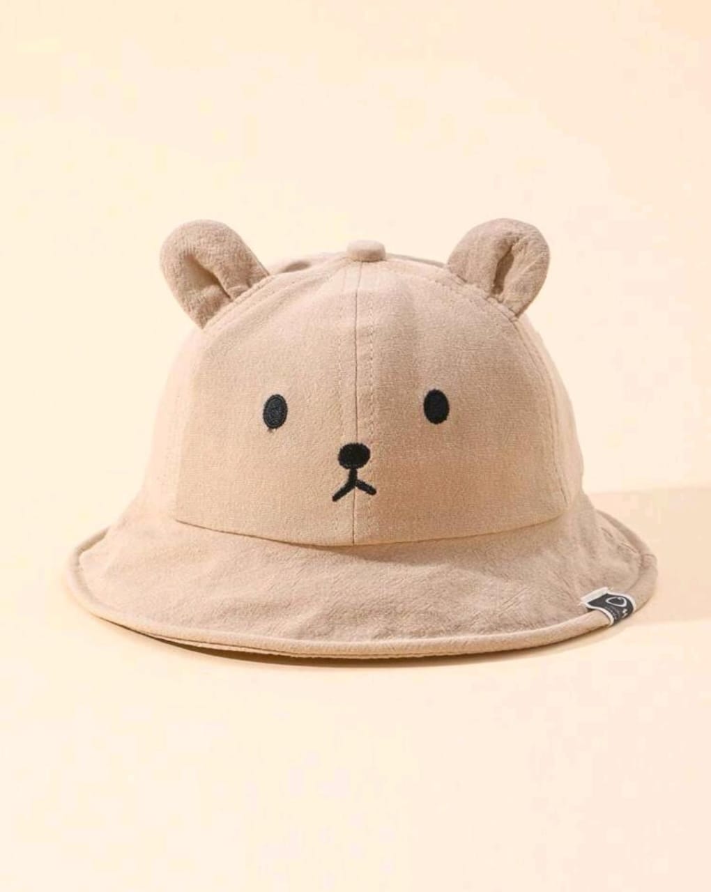 Baby Embroidered Detail Ear Decor Cute Bucket Hat