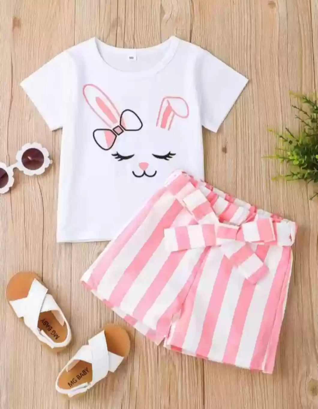 Bunny Pants Suit for Girls