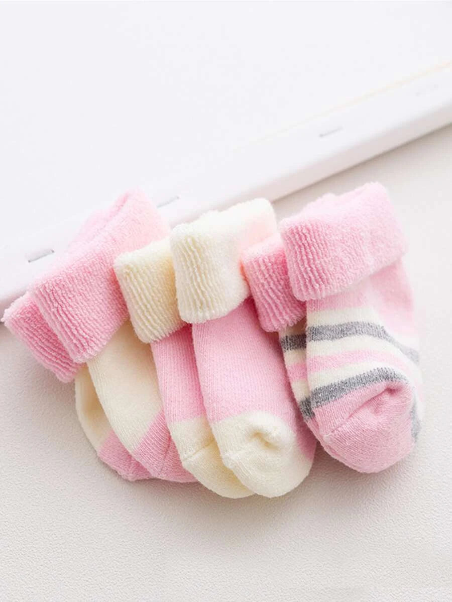 3pairs Baby Color Block Socks