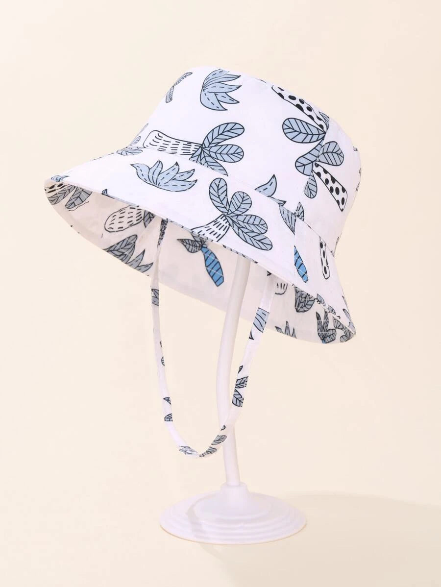 Baby Plant Pattern Bucket Hat