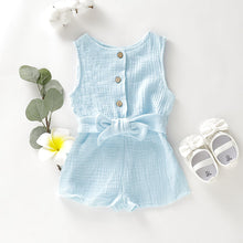 Load image into Gallery viewer, Baby Girl Button Front Romper
