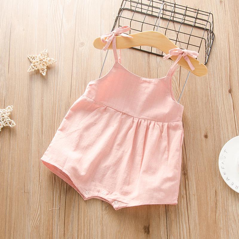 Baby Solid Strappy Body Suits