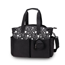 Load image into Gallery viewer, Multifunction Maternity Baby Bag Diaper Bag Adjustable Waterproof Large Capacity Mommy Bag with Detachable Pacifier Holder Case and Zipper Closure Wipes Pocket
