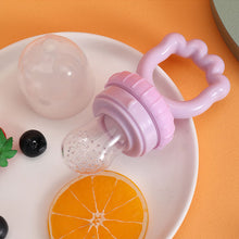 Load image into Gallery viewer, Baby Vegetable Fruit Feeder Food Pacifier Chew Feeder Baby Silicone Pacifier Massage Gums
