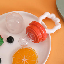 Load image into Gallery viewer, Baby Vegetable Fruit Feeder Food Pacifier Chew Feeder Baby Silicone Pacifier Massage Gums
