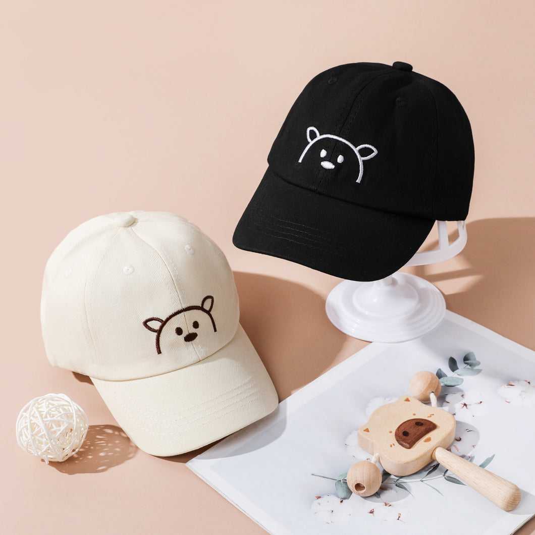 Toddler / Kid Cute Cartoon Bear Embroidered Baseball Cap