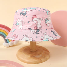 Load image into Gallery viewer, Baby / Toddler Allover Print Unicorn Pattern Bucket Hat
