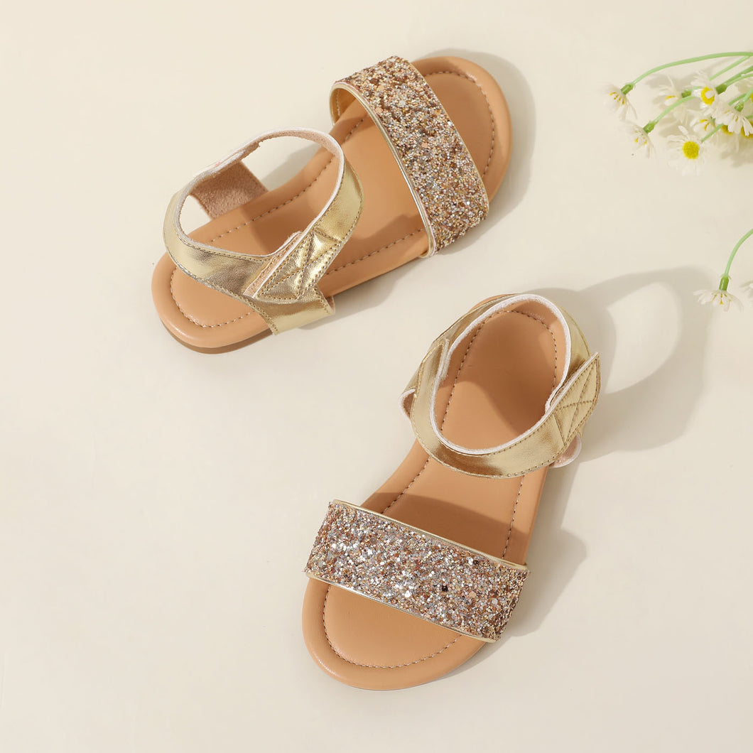 Toddler / Kid Sequin Gold Sandals