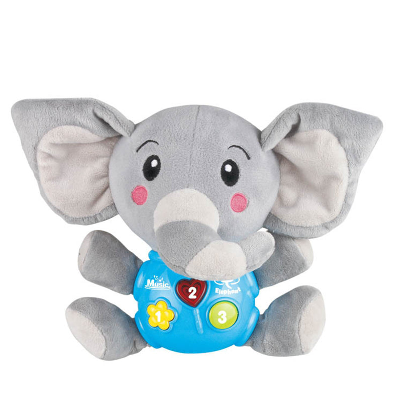 Baby Plush Toy Soothing Sound Machine Stuffed Animal Elephant Slumber Buddies Sleep Aid for Babies Kids