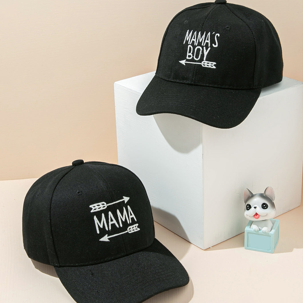 2-pack Letter Embroidered Baseball Cap for Mom and Me