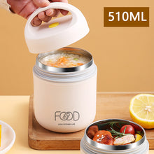 Load image into Gallery viewer, 510ML Insulated Lunch Box Stainless Steel Hot Food Jar with Spoon for School Office Picnic Travel Outdoors
