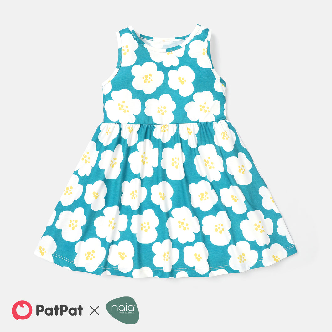 Naia Toddler/Kid Girl Heart Print/Polka dots Sleeveless Dress