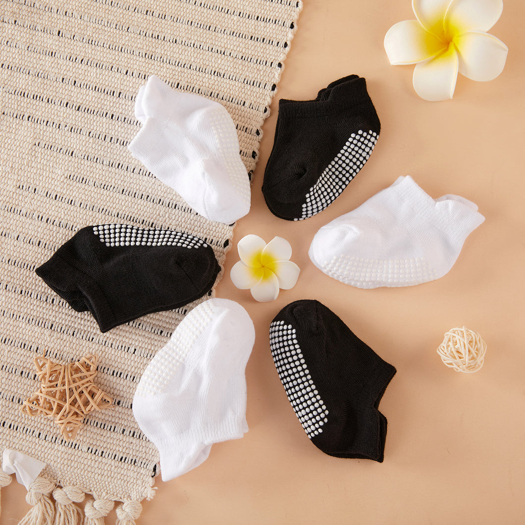 1 Pair Baby Minimalist Solid Socks